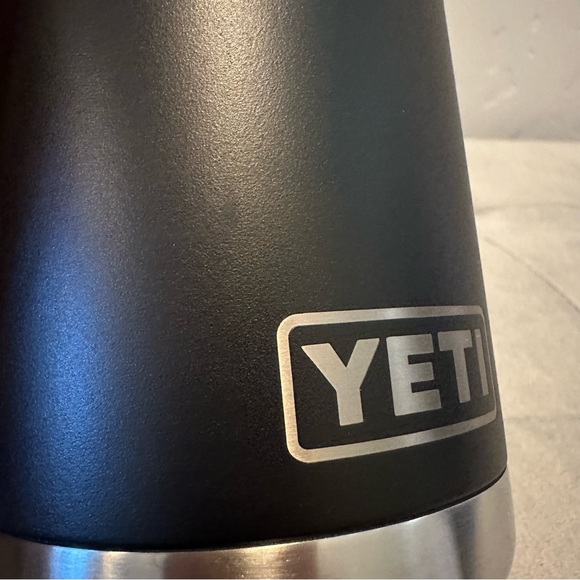 YETI Black 10oz Lowball Rambler - Picture 6 of 8
